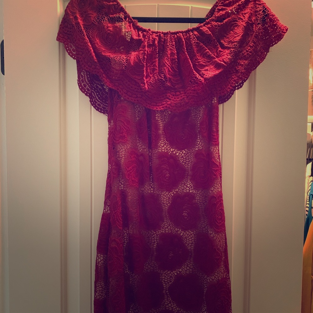 Off the shoulder dress